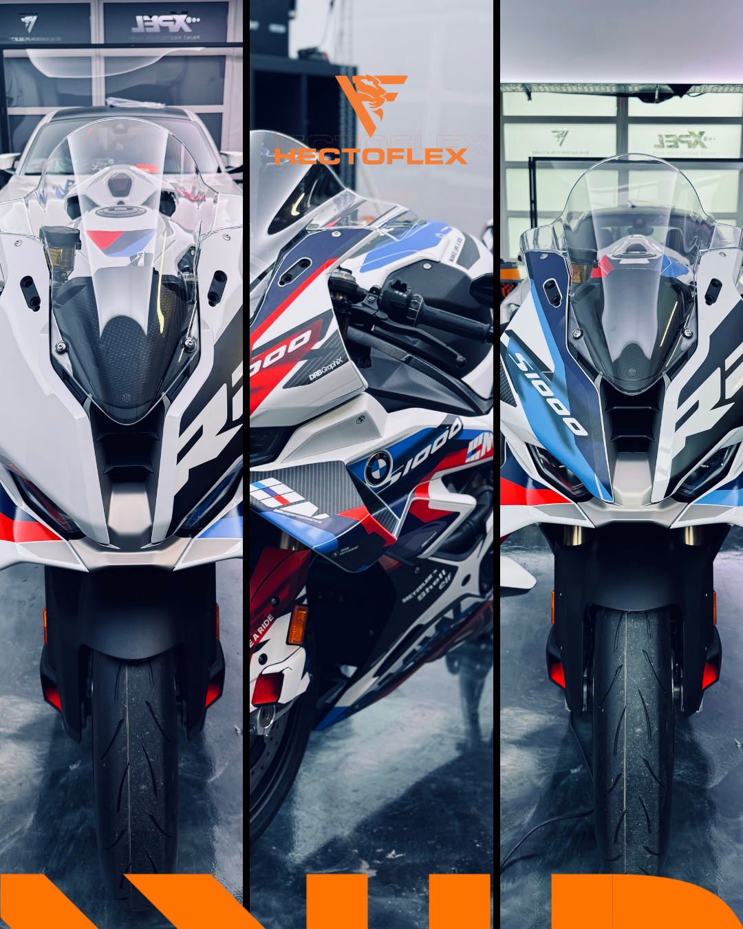 Détail du film covering - on voit les bords et la différence avec la carrosserie