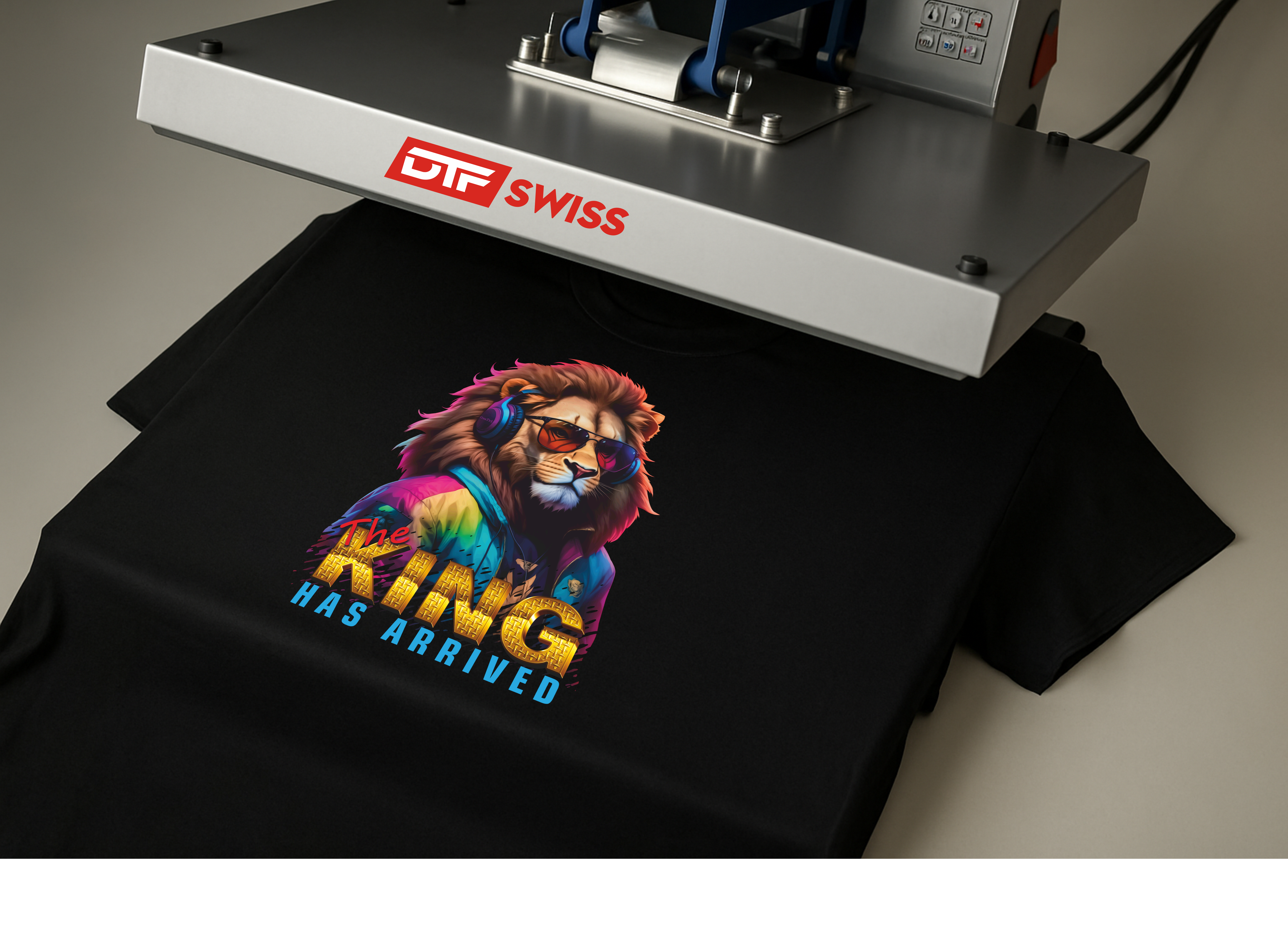 Service de pressage DTF Swiss